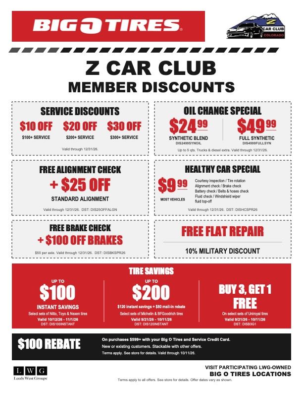 Big O Tires – Leeds West Groups